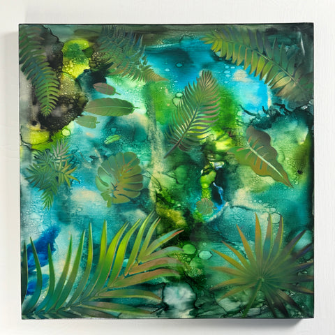 Floating Leaves Painting