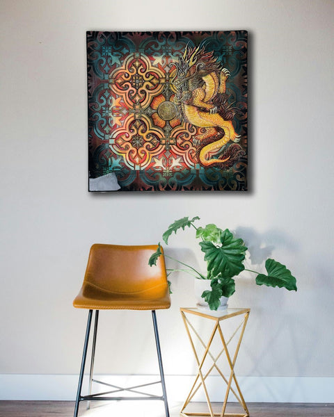 2024 Year of Tāne Hierophant Dragon Painting