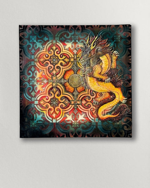 2024 Year of Tāne Hierophant Dragon Painting