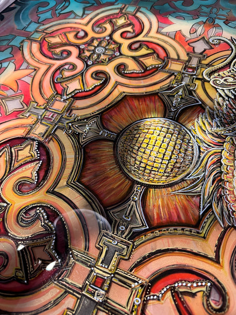 2024 Year of Tāne Hierophant Dragon Painting