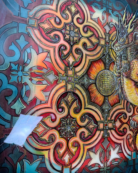 2024 Year of Tāne Hierophant Dragon Painting