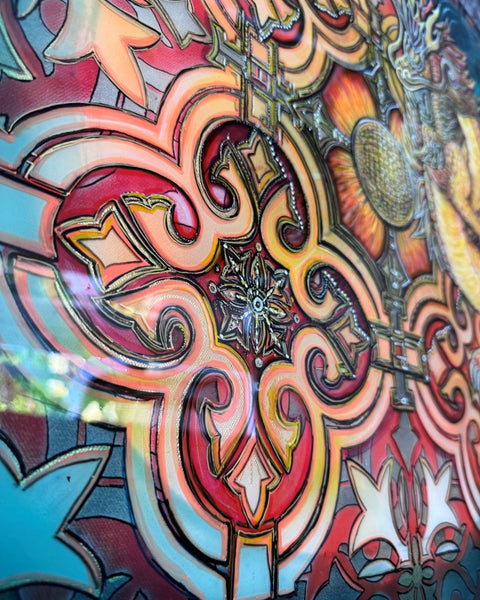2024 Year of Tāne Hierophant Dragon Painting