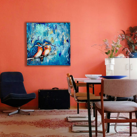 Kōtare Sacred Kingfisher Rua Painting