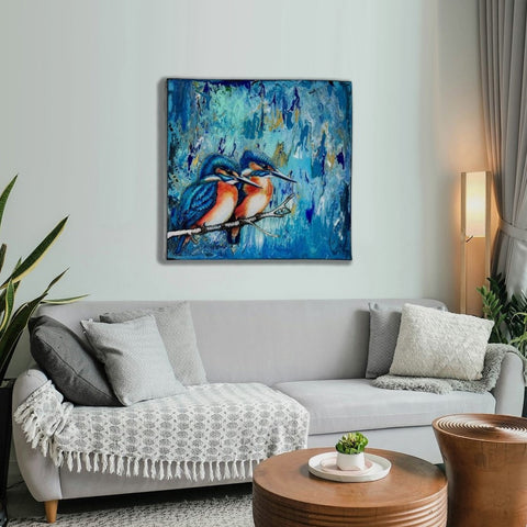 Kōtare Sacred Kingfisher Rua Painting