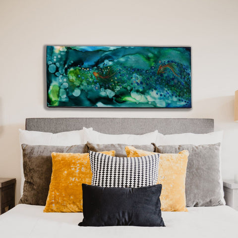 Two Gold Fish Painting