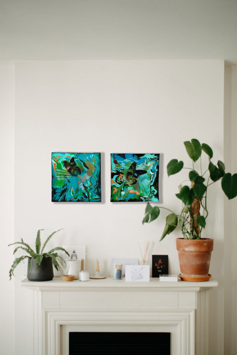 Trippy Monarch Butterfly No 2 Painting