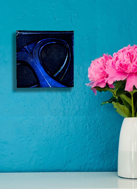 Cosmos Blueprint Two Painting