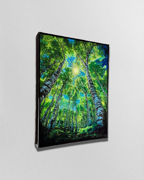 Dance of the Silver Birch Trees Painting