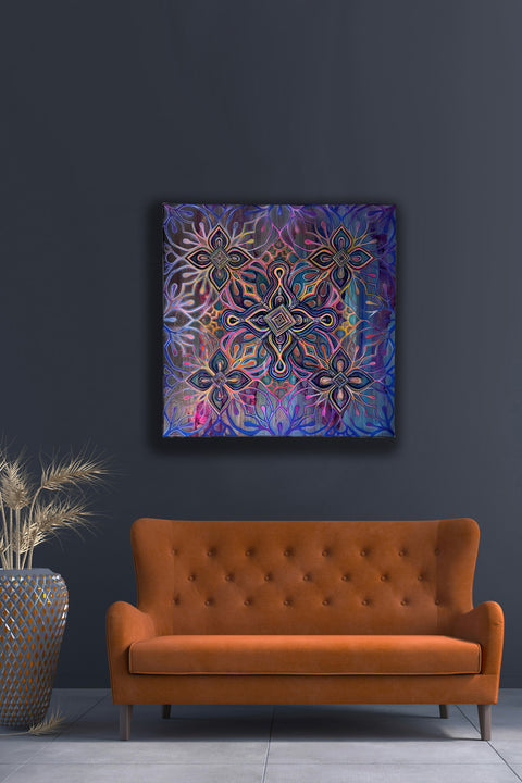 Divine Feminine 5 Celtic Cross and Ley Lines Painting