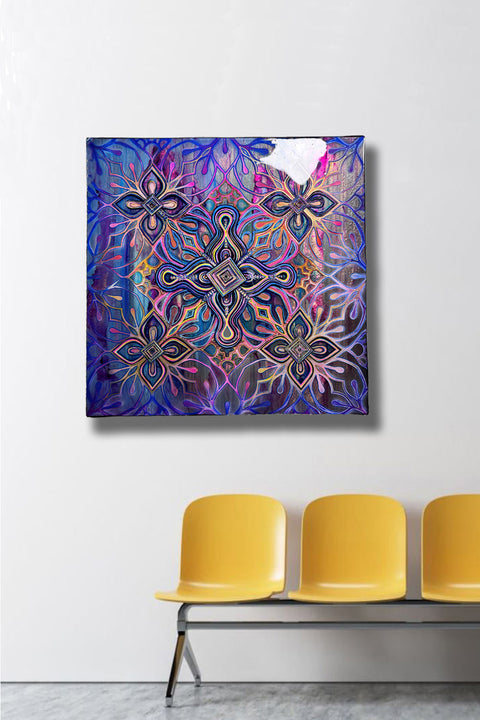 Divine Feminine 5 Celtic Cross and Ley Lines Painting