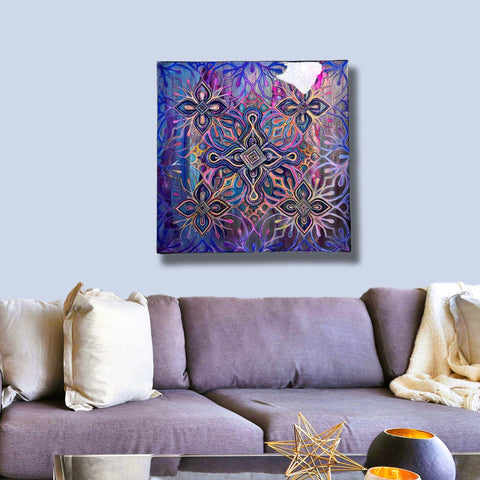 Divine Feminine 5 Celtic Cross and Ley Lines Painting