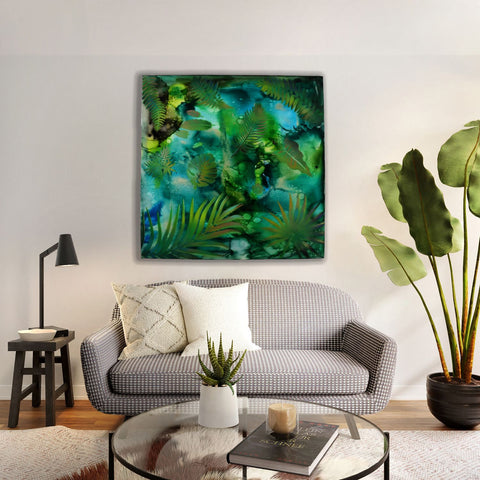 Floating Leaves Painting