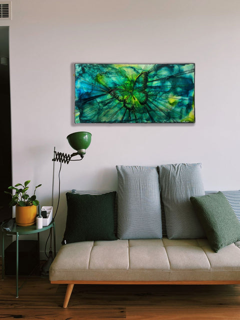 Glass Butterfly No 1 Painting
