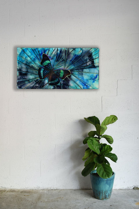 Glass Butterfly No 2 Painting