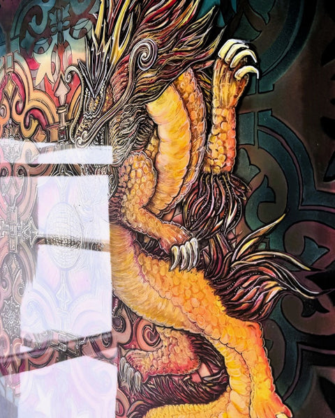 2024 Year of Tāne Hierophant Dragon Painting