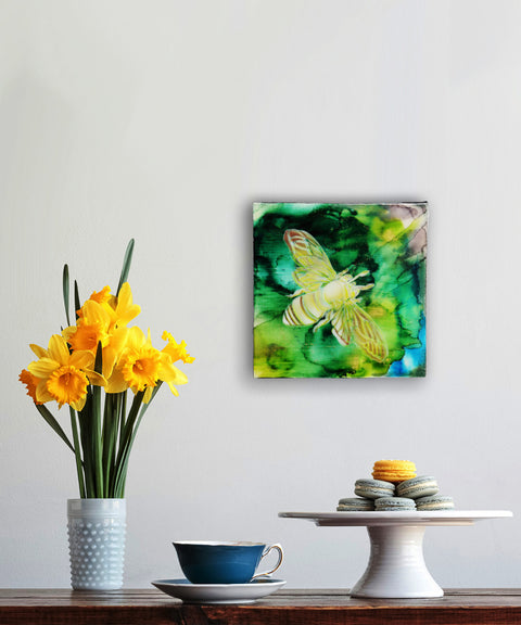 Honey Bee Almost Home Painting