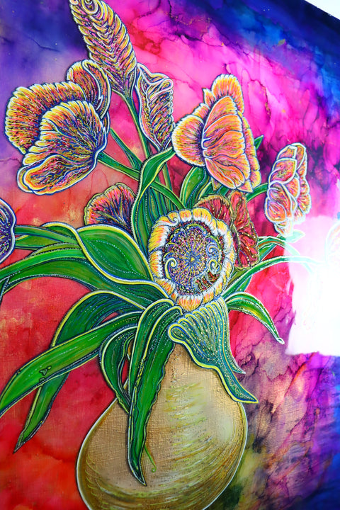 Ubiquitous 3D Tulips Painting