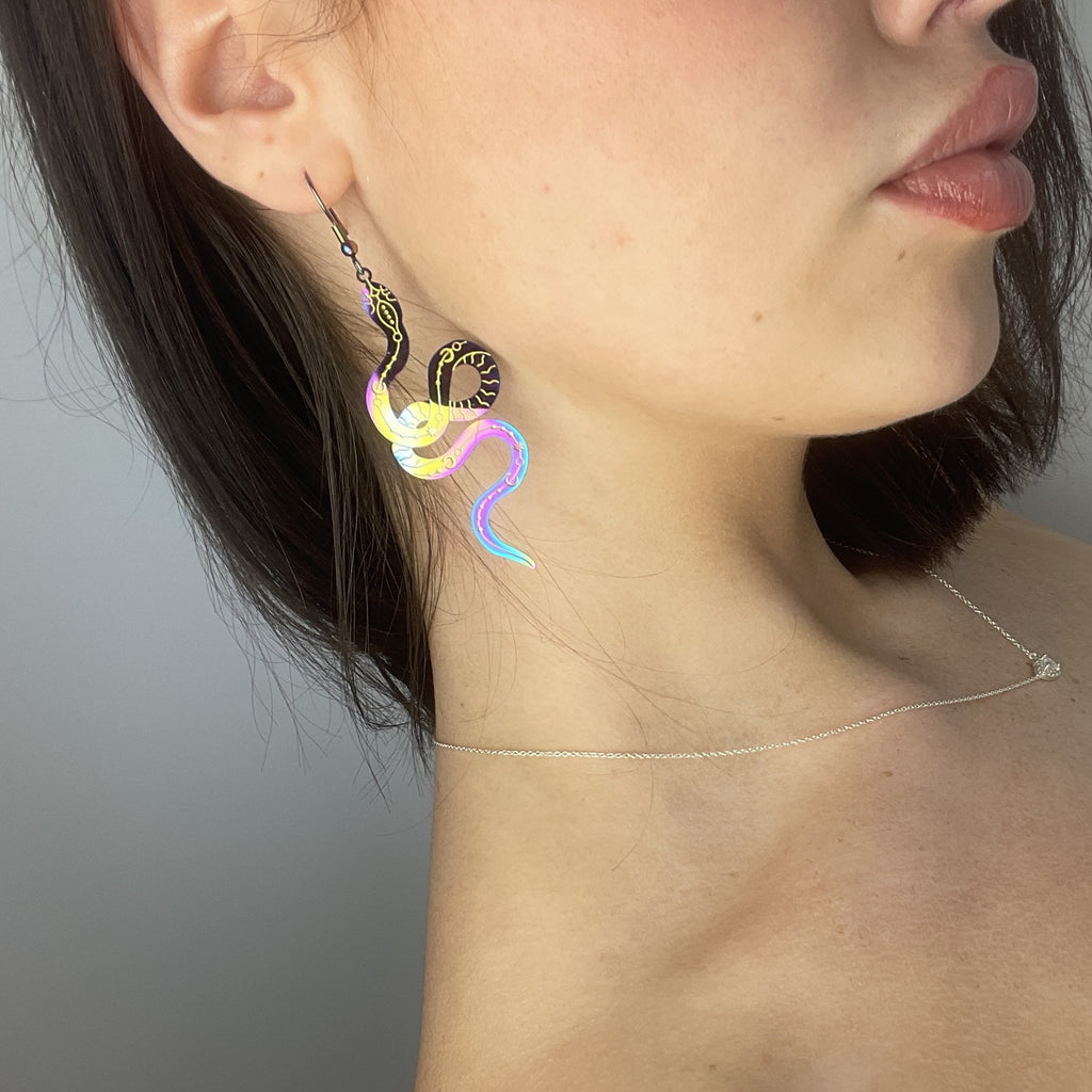 Titanium hot sale unicorn earrings