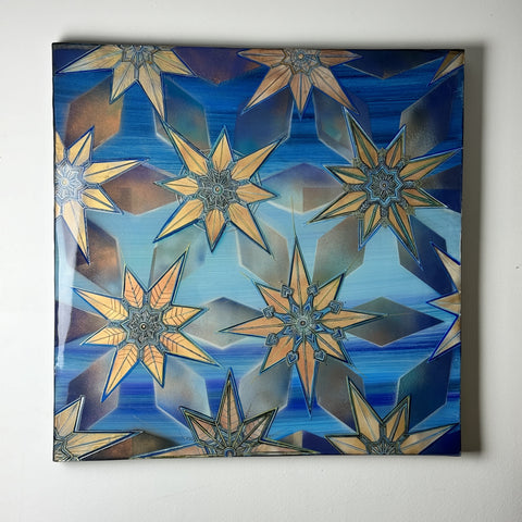 Floating Star Light Painting