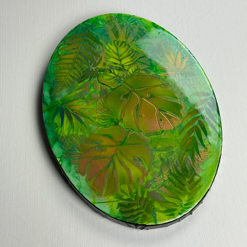 Monstera Tropical Garden Painting