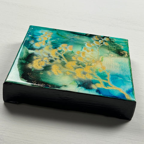 Moody Cherry Blossom Painting