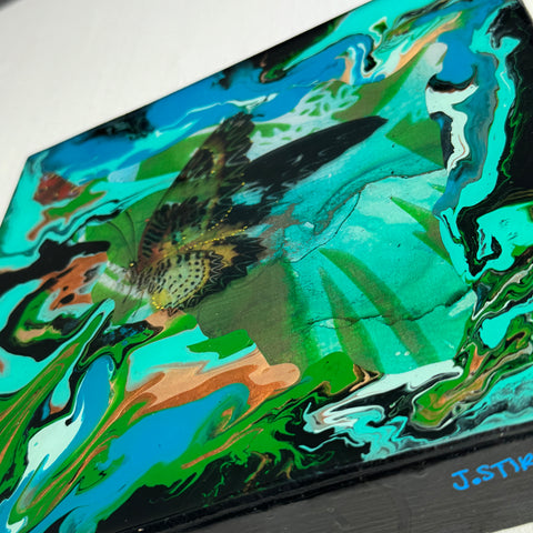 Trippy Monarch Butterfly No 1 Painting