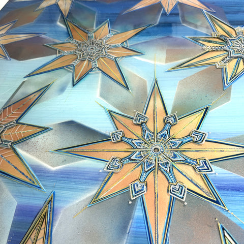 Floating Star Light Painting