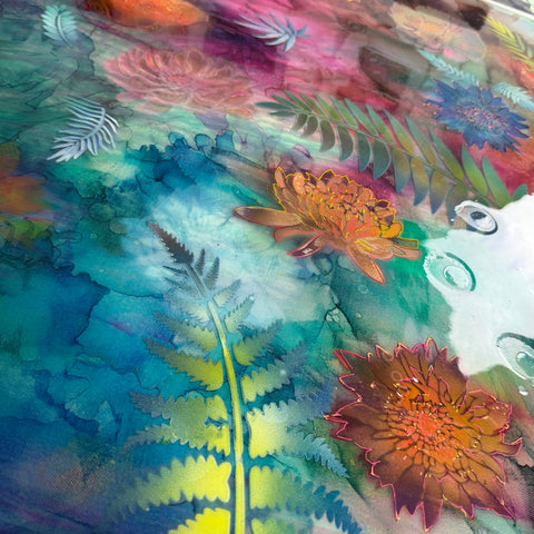 Floating Flowers Painting