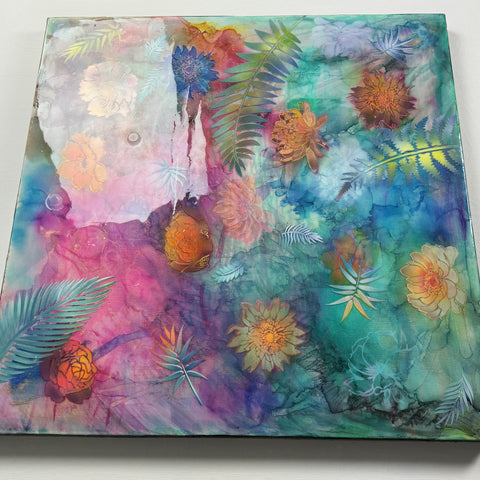 Floating Flowers Painting