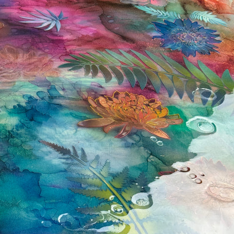 Floating Flowers Painting