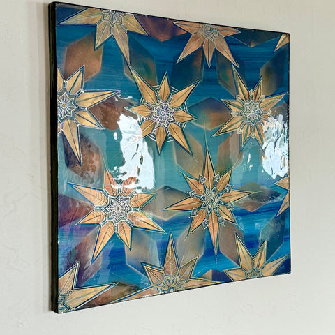 Floating Star Light Painting