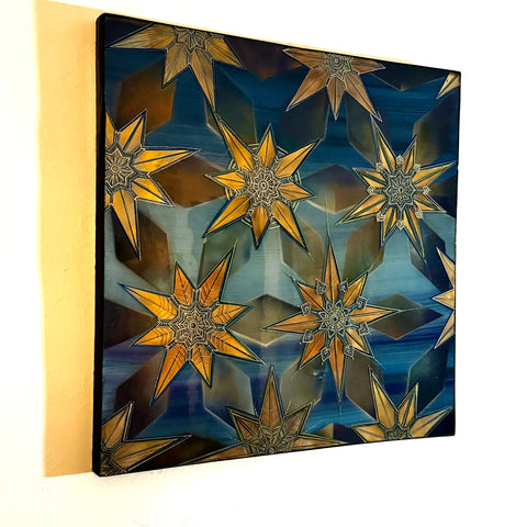 Floating Star Light Painting