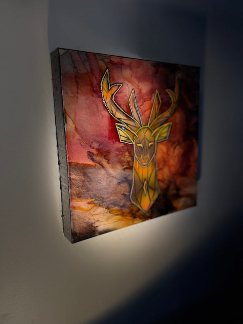Stag Head Sir William Wallace Painting