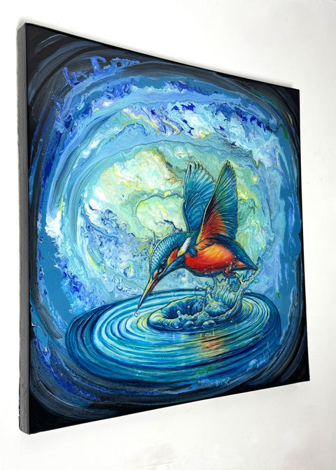 Kōtare Sacred Kingfisher Toru Painting