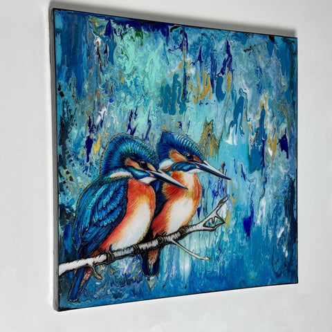 Kōtare Sacred Kingfisher Rua Painting