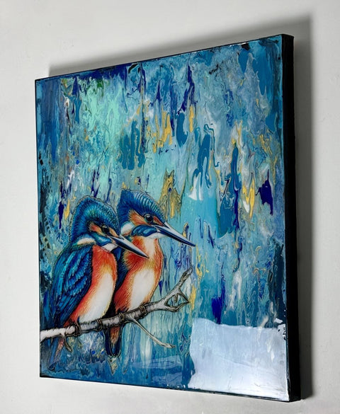 Kōtare Sacred Kingfisher Rua Painting