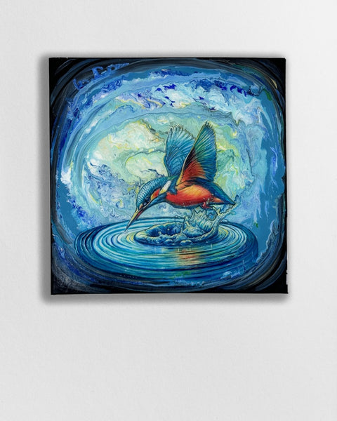 Kōtare Sacred Kingfisher Toru Painting