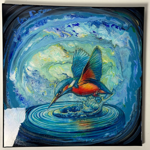 Kōtare Sacred Kingfisher Toru Painting