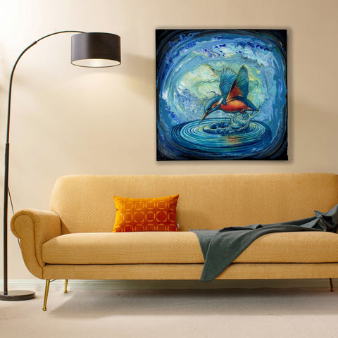 Kōtare Sacred Kingfisher Toru Painting