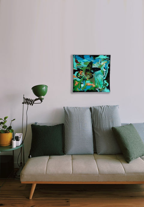 Trippy Monarch Butterfly No 1 Painting