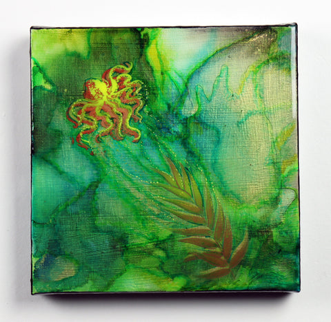 Inky Octopus Napier Escape Artist Painting