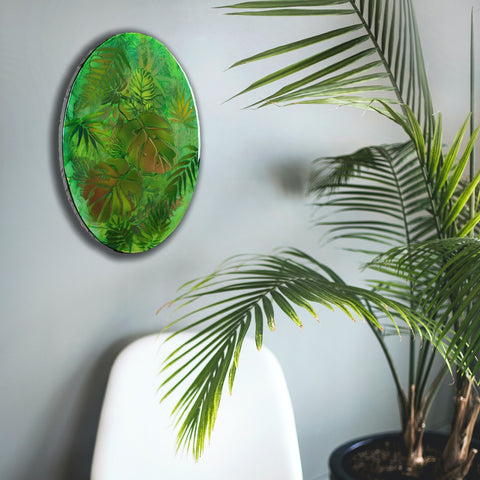 Monstera Tropical Garden Painting
