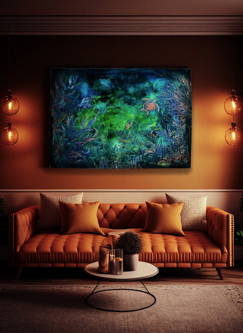 Rarotonga Underwater Painting