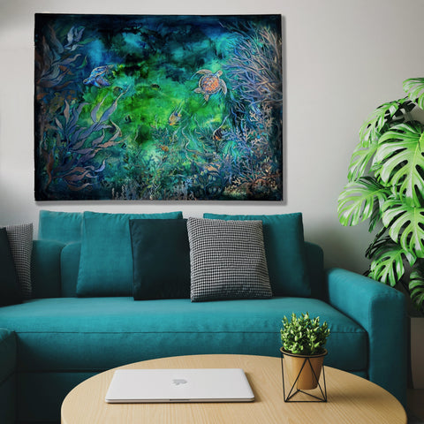 Rarotonga Underwater Painting