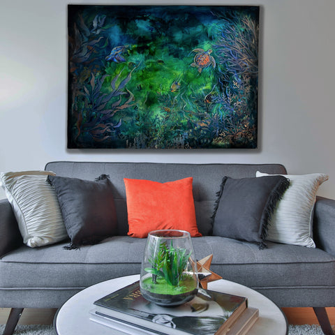 Rarotonga Underwater Painting