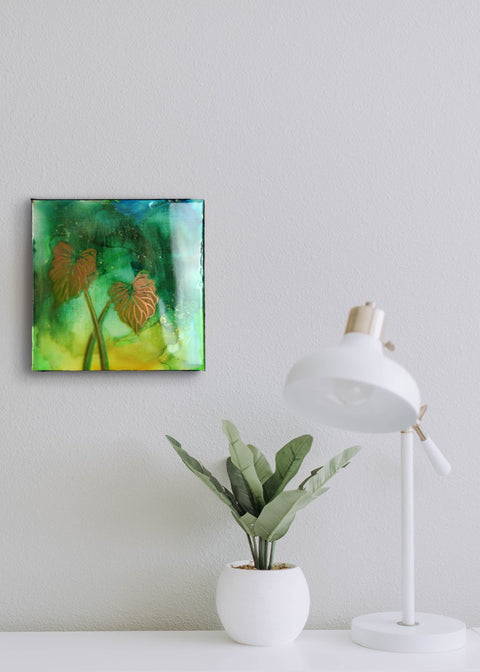 Monstera Fenestrations Painting
