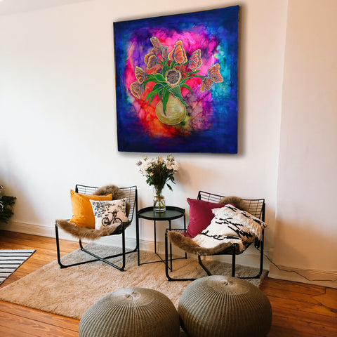 Ubiquitous 3D Tulips Painting