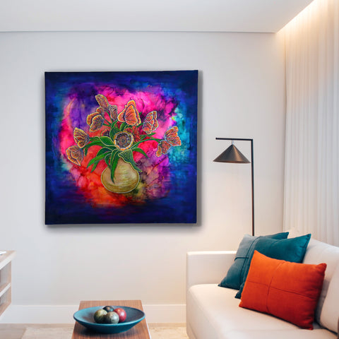 Ubiquitous 3D Tulips Painting