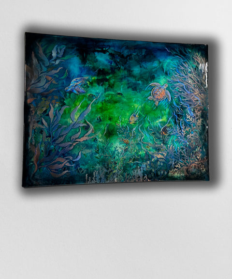 Rarotonga Underwater Painting