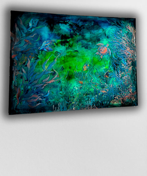 Rarotonga Underwater Painting